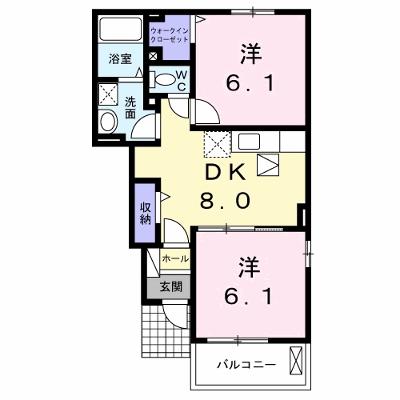 カーサ　クラリス　Ｂ 104【管理NO：1-023250502-01040】 ★家具家電は申し込み後に搬入しますの外観画像