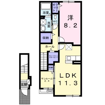 Ｇａｒｄｅｎ　８８４１ 203【管理NO：1-026213301-02030】 2026年07月中旬入居可能の外観画像