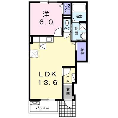 ヴィラ　リヴィエール　Ｂ 102【管理NO：1-019017402-01020】 ★家具家電は申し込み後に搬入しますの外観画像