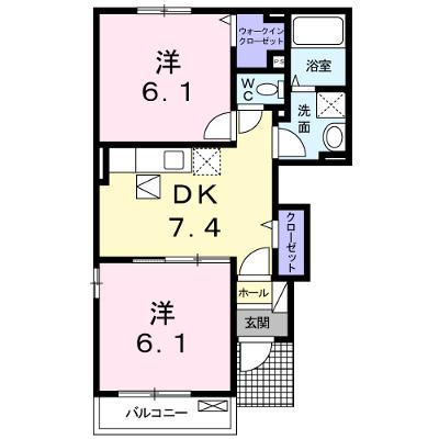 デーア　アイⅡ 101【管理NO：1-016355202-01010】 ★家具家電は申し込み後に搬入します★の外観画像