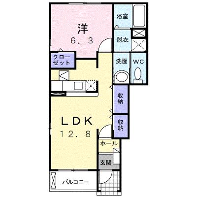 アージュ　Ｂ 101【管理NO：1-014171602-01010】 ★家具家電は申し込み後に搬入します★の外観画像
