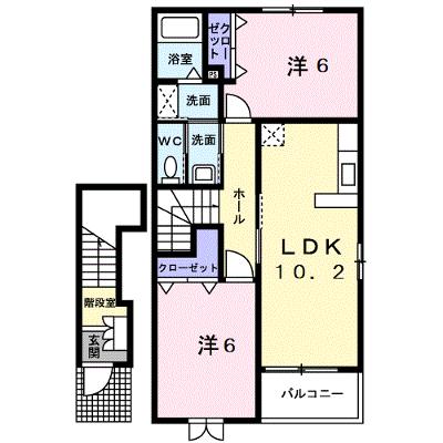 ヴァンクール　Ａ 204【管理NO：1-013720701-02040】 ★家具家電は申し込み後に搬入しますの外観画像