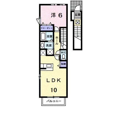 ブランドール日ノ本　Ｂ 203【管理NO：1-013607802-02030】 ★家具家電は申し込み後に搬入しますの外観画像