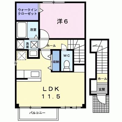 ボナール・ラシーヌ 202【管理NO：1-011755201-02020】 ★家具家電は申し込み後に搬入しますの外観画像