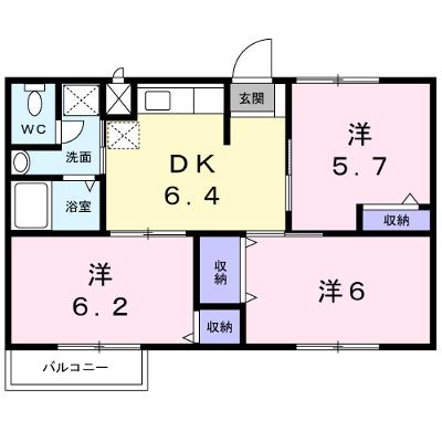 サンパティーク　Ａ 203【管理NO：1-007025002-02030】 ★家具家電は申し込み後に搬入します★の外観画像