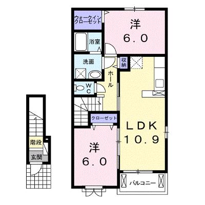 ファミールＡ 204【管理NO：1-020343501-02040】の外観画像
