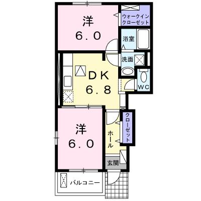アウローラ小野田 101【管理NO：1-015966301-01010】 ★家具家電は申し込み後に搬入します★の外観画像