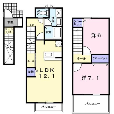 グランド－ル　Ｂ 202【管理NO：1-014859702-02020】 ★家具家電は申し込み後に搬入します 2026年08月上旬入居可能の外観画像