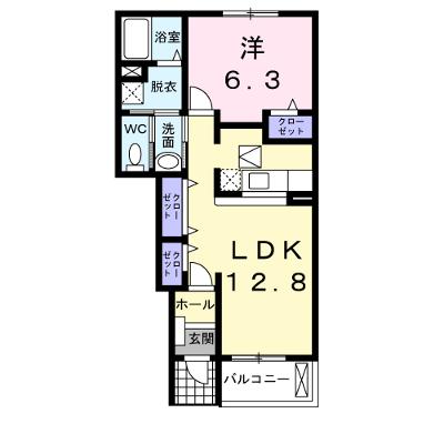 ラブリーウィング 102【管理NO：1-013692301-01020】 ★家具家電は申し込み後に搬入します★の外観画像