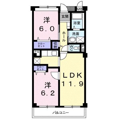 カリダ　ウェントゥス 103【管理NO：1-011555401-01030】 ★家具家電は申し込み後に搬入します★の外観画像