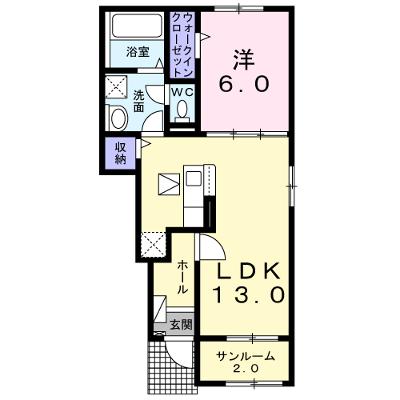 ティエラ 104【管理NO：1-026890601-01040】 ★家具家電は申し込み後に搬入します★の外観画像