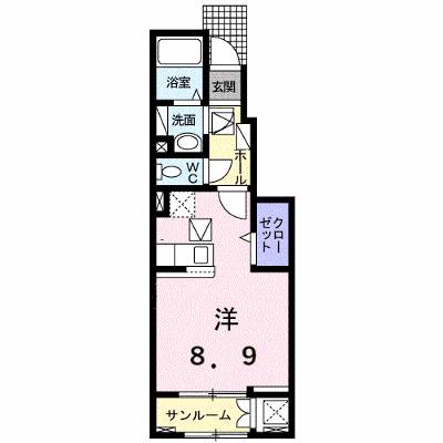 リヴィン 103【管理NO：1-025651301-01030】 ★家具家電は申し込み後に搬入します★の外観画像