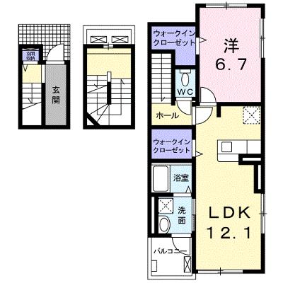 モン・プリエール　Ｂ 301【管理NO：1-024928802-03010】の外観画像