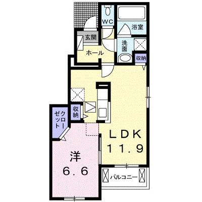 クレアンジュ　ニーナⅡ 101【管理NO：1-022746401-01010】 ★家具家電は申し込み後に搬入します★の外観画像