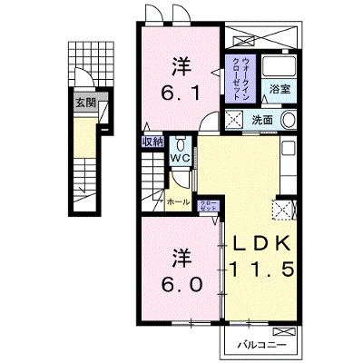 モダングランツＥ 204【管理NO：1-019169001-02040】 ★家具家電は申し込み後に搬入します★の外観画像