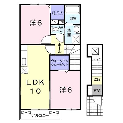 ヴェル　ボナール 201【管理NO：1-014656101-02010】 ★家具家電は申し込み後に搬入します★の外観画像