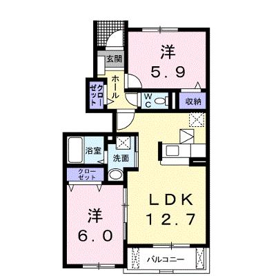 リバーサイドサワナミＣ 103【管理NO：1-014378003-01030】 ★家具家電は申し込み後に搬入します★の外観画像