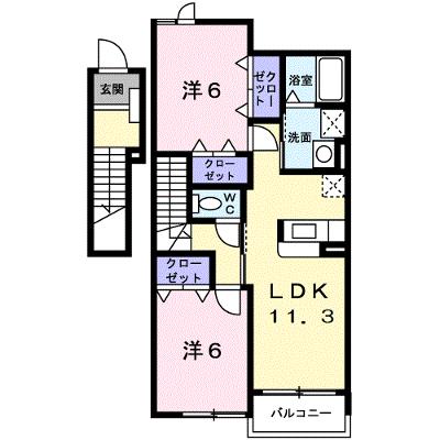 アンフィニ 202【管理NO：1-013285901-02020】 ★家具家電は申し込み後に搬入します★の外観画像