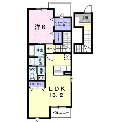 グランデ　フィオーレⅠ 205【管理NO：1-012992101-02040】 ★家具家電は申し込み後に搬入しますの外観画像