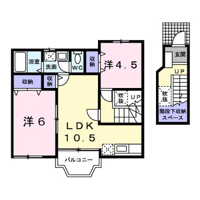 サンフラワー 202【管理NO：1-012535001-02020】 ★家具家電は申し込み後に搬入します★の外観画像