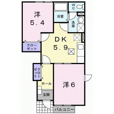 エトワール・バリーヒル 103【管理NO：1-012446601-01030】 ★家具家電は申し込み後に搬入します★の外観画像