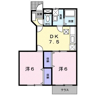 メゾン・ド・ケイ　Ｂ 102【管理NO：1-010758802-01020】 ★家具家電は申し込み後に搬入します★の外観画像