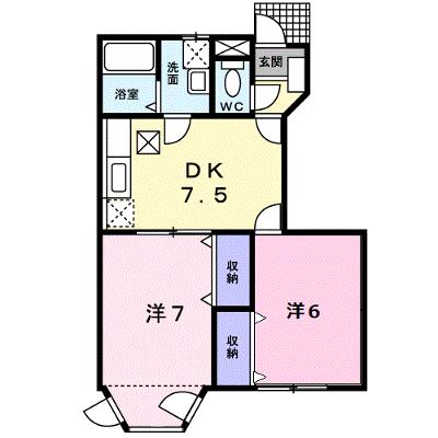ロジュマンⅠ番館 103【管理NO：1-009662801-01030】 ★家具家電は申し込み後に搬入しますの外観画像