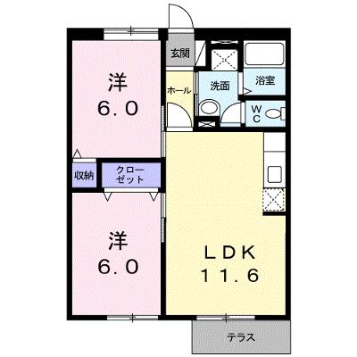 ドエルアンダンテ 105【管理NO：1-007636001-01040】 ★家具家電は申し込み後に搬入します★の外観画像