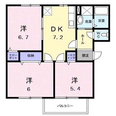 ハイツＦＬＯＷＥＲ 201【管理NO：1-007458401-02010】 ★家具家電は申し込み後に搬入しますの外観画像