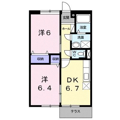 レジデンスＣＡＬＭ－Ａ 103【管理NO：1-007214101-01030】 ★家具家電は申し込み後に搬入します★の外観画像