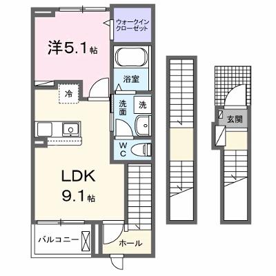 ピンズ下関Ⅰ 303【管理NO：1-027517701-03030】 ★家具家電は申し込み後に搬入します★の外観画像