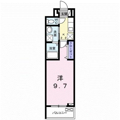 ジェルメゾン 203【管理NO：1-026996001-02030】 ★家具家電は申し込み後に搬入します★の外観画像