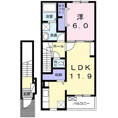 リュウオウ 202【管理NO：1-025164101-02020】 ★家具家電は申し込み後に搬入しますの外観画像