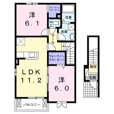シティフローラル　Ⅰ 201【管理NO：1-020439801-02010】 ★家具家電は申し込み後に搬入しますの外観画像