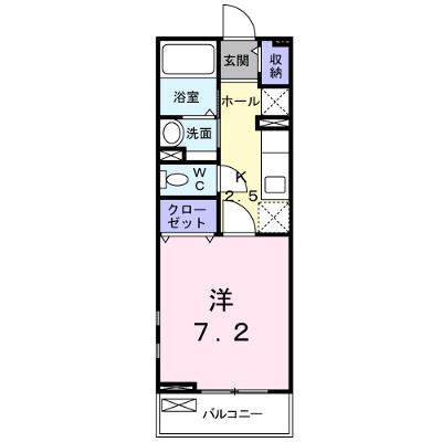 ナイツシャトー 206【管理NO：1-018195101-02050】 ★家具家電は申し込み後に搬入しますの外観画像