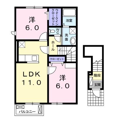 ブルーパインＢ 201【管理NO：1-018160102-02010】 ★家具家電は申し込み後に搬入します★の外観画像