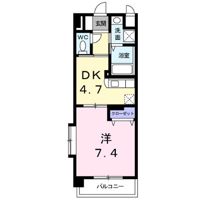 ドエルⅦ 207【管理NO：1-012967901-02060】 ★家具家電は申し込み後に搬入しますの外観画像