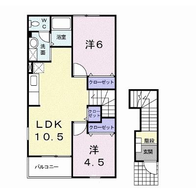 ソレアードエムＢ 201【管理NO：1-012438601-02010】 ★家具家電は申し込み後に搬入しますの外観画像