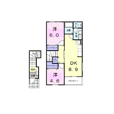 ビッグ　フォレスト　Ｂ 203【管理NO：1-012101602-02030】 ★家具家電は申し込み後に搬入します★の外観画像