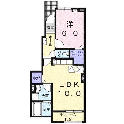 ネオユニヴァースⅡ 103【管理NO：1-026613401-01030】 ★家具家電は申し込み後に搬入しますの外観画像