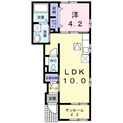 ベロー　グロリオサ 102【管理NO：1-024103801-01020】 ★家具家電は申し込み後に搬入します★の外観画像