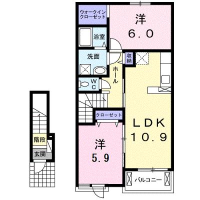 シティフローラル　Ⅱ 203【管理NO：1-020439802-02030】 ★家具家電は申し込み後に搬入しますの外観画像
