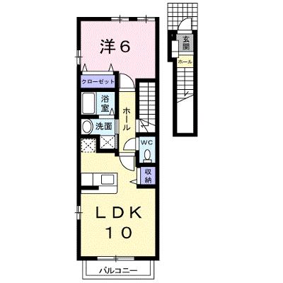 アルカンシエル　Ａ棟 203【管理NO：1-014504701-02030】 ★家具家電は申し込み後に搬入しますの外観画像