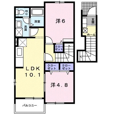 メゾン・ルミエールＥ 202【管理NO：1-014114001-02020】 ★家具家電は申し込み後に搬入しますの外観画像