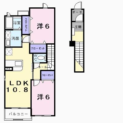 サニーレジデンス　Ⅰ番館 202【管理NO：1-012923701-02020】 ★家具家電は申し込み後に搬入します★の外観画像