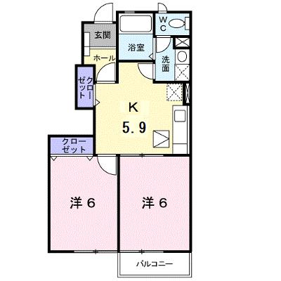 ガーデンヒルズⅡ番館 102【管理NO：1-012320401-01020】 ★家具家電は申し込み後に搬入しますの外観画像