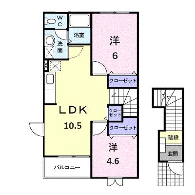 ビッグ　フォレスト　Ａ 201【管理NO：1-012101601-02010】 ★家具家電は申し込み後に搬入します★の外観画像