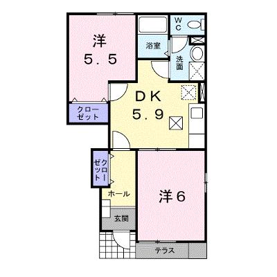 ソレアードエムＡ 105【管理NO：1-012044901-01040】 ★家具家電は申し込み後に搬入しますの外観画像