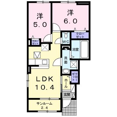 ロータス川宮１ 101【管理NO：1-026809901-01010】 2026年07月中旬入居可能の外観画像