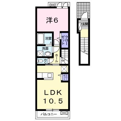 フレッシュリーＢ 203【管理NO：1-020860502-02030】 ★家具家電は申し込み後に搬入しますの外観画像